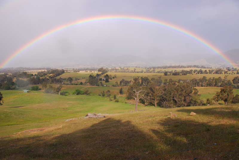 Views down the valley